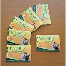 VITALONG C STRIP 4 TABLET VIT C DAYA TAHAN TABUH