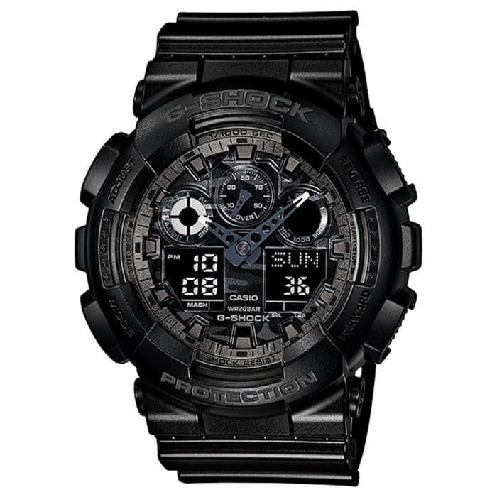 CASIO G-SHOCK GA-100CF-1A / GSHOCK GA100CF ORIGINAL  GARANSI RESMI