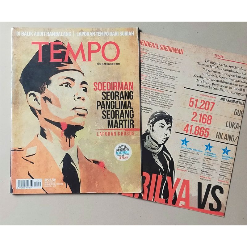 Majalah Tempo Laporan Khusus : SOEDIRMAN Seorang Panglima Seorang Martir