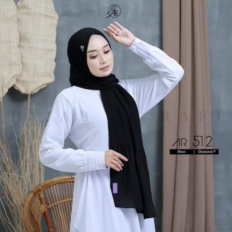 Hijab Pashmina Plisket Ar 512