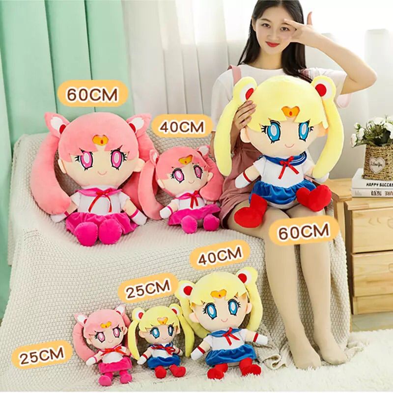 Sailor Moon Rabbit Cartoon Plush Doll Figures Toy Stuffed Toy Gift for Children