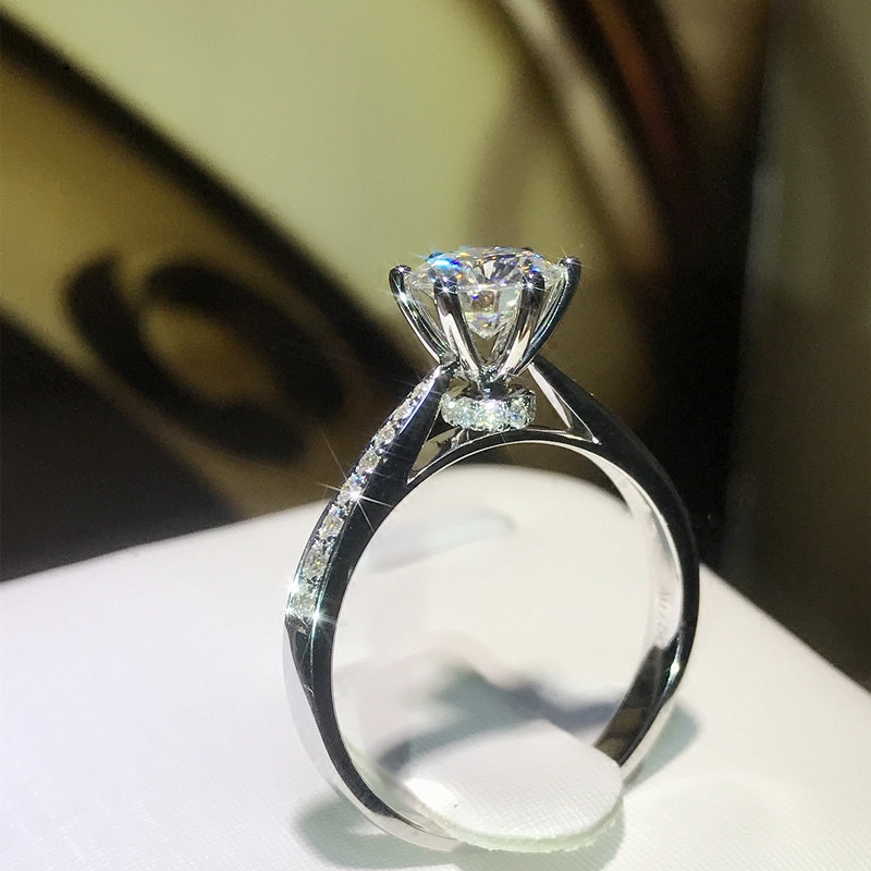 perak asli 925 cincin Wanita Hati dan Panah Kreatif Cincin yang dapat disesuaikan Perhiasan Fashion CCC85