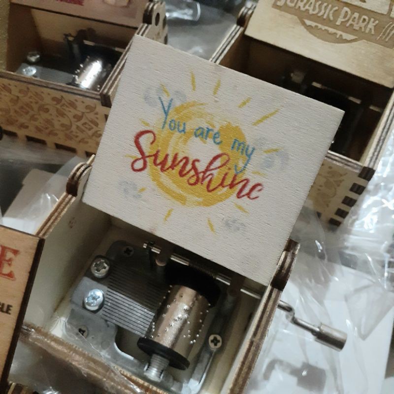 You Are My Sunshine Putih Kotak Musik Kado Anak Spesial
