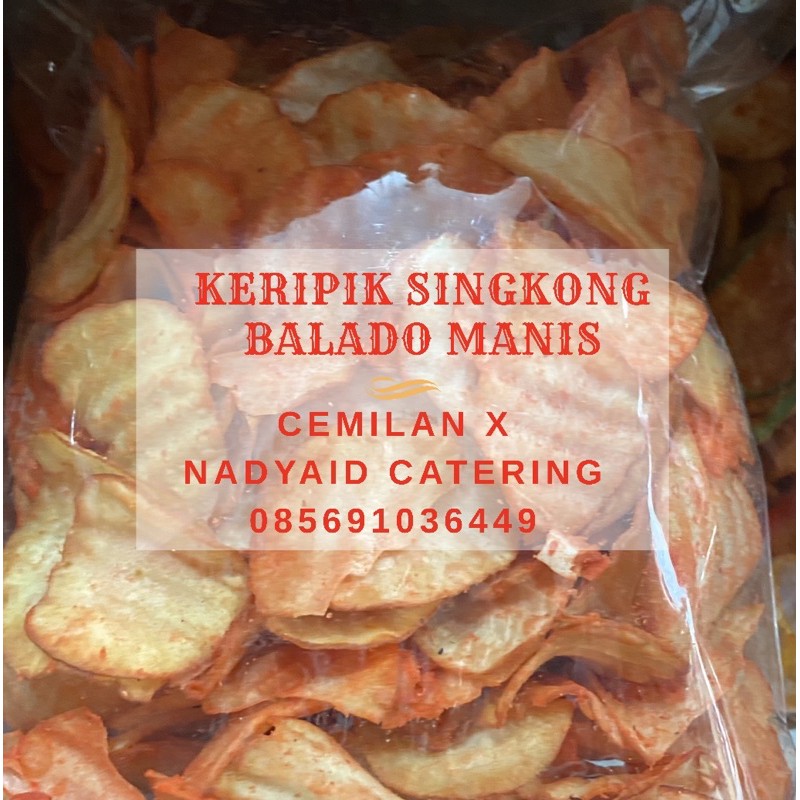 

Keripik Singkong rasa Balado Manis
