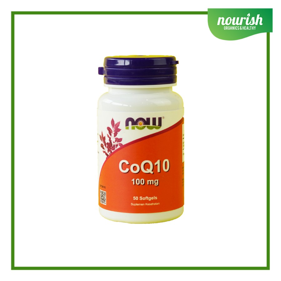 NOW Foods CoQ10 100 mg 50 Softgels