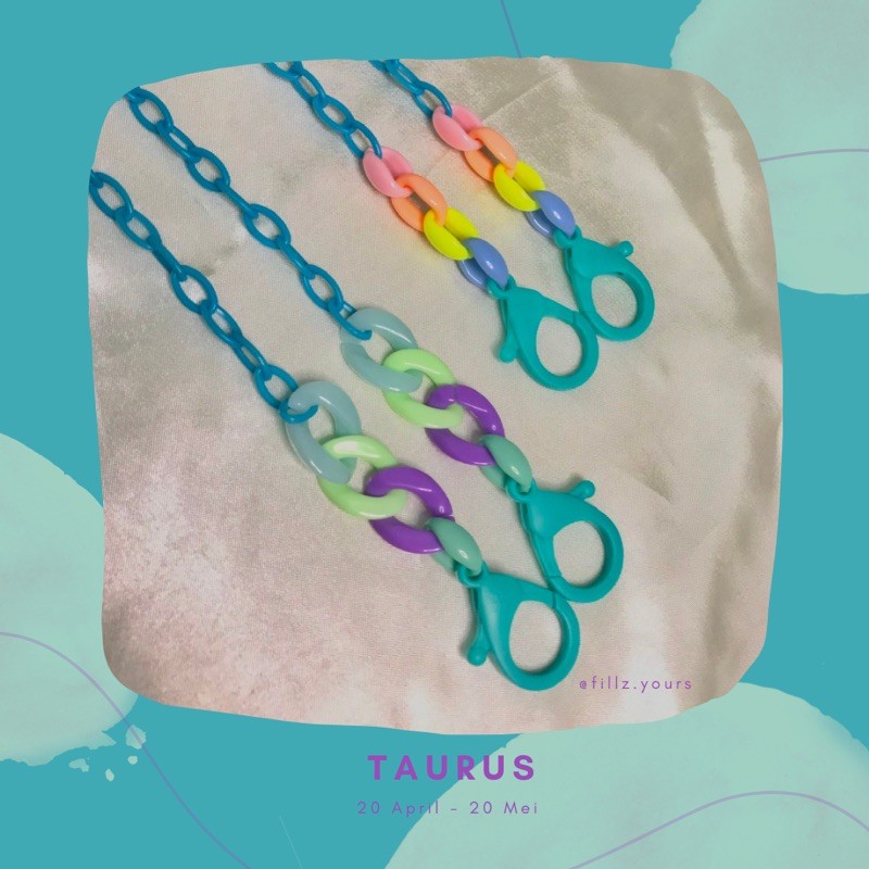 Strap Masker / Kalung Masker/ Chain mask / Mask Chain Taurus FREE GIFT