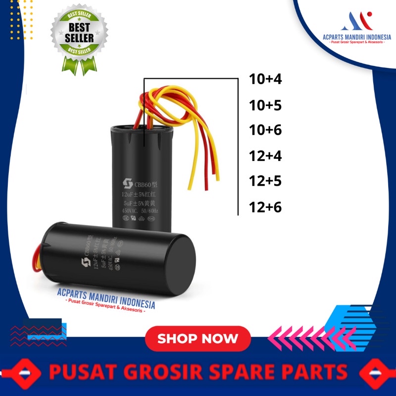 capacitor mesin cuci / kapasitor mesin cuci