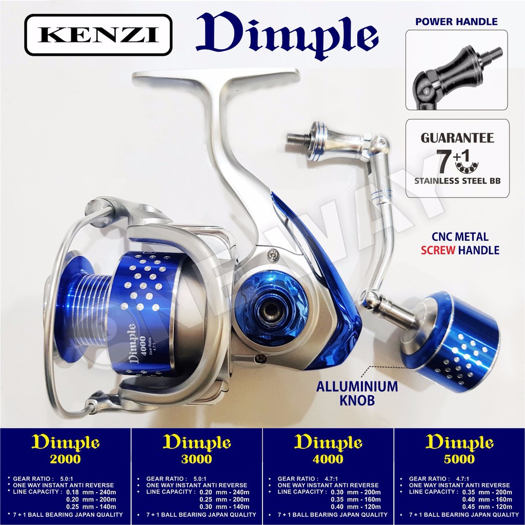 rel pancing Kenzi Dimple 2000, 3000, 4000