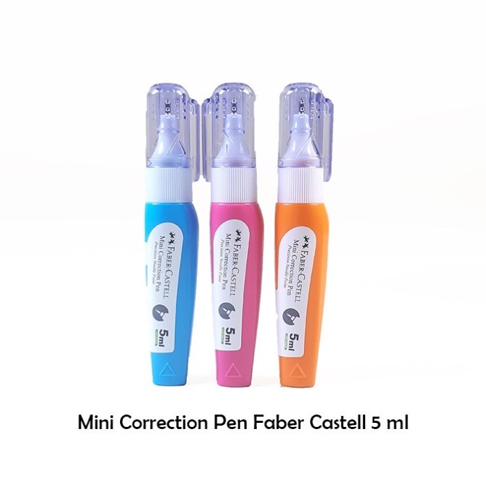 

Sale!!! Correction Pen Liquid / Tipex Cair Mini Faber-Castell 5 Ml Murah