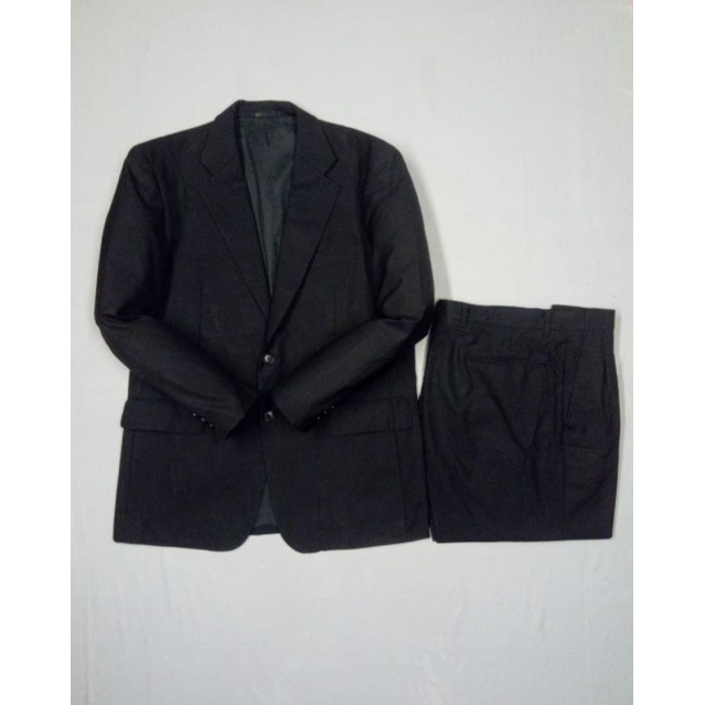 jas setelan/m28/Rochi/XL/jas pria/jas kerja/jas hitam/jas fashion/jas motif/jas jumbo/jas second