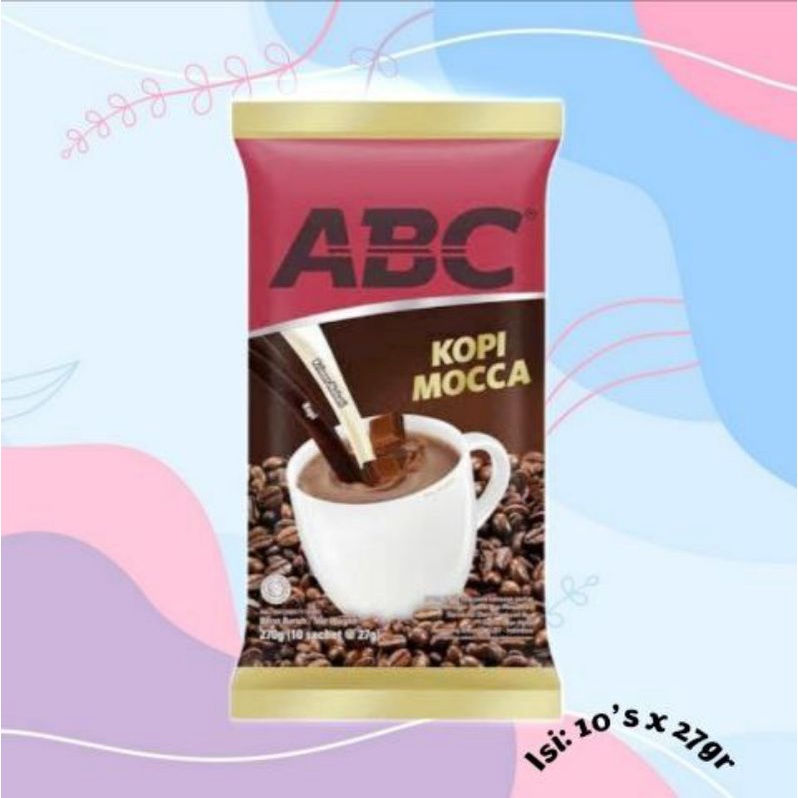 

abc kopi mocca 10sachet X 27gr kopi instant