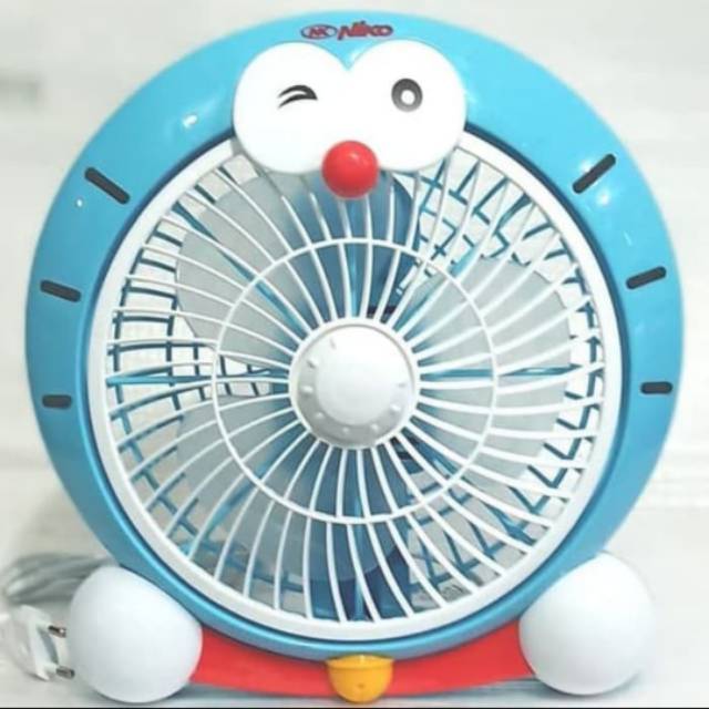 Kipas Angin Meja Doraemon 9" Niko DeskFan Kipas Mini Kecil Kipas Anak Lucu
