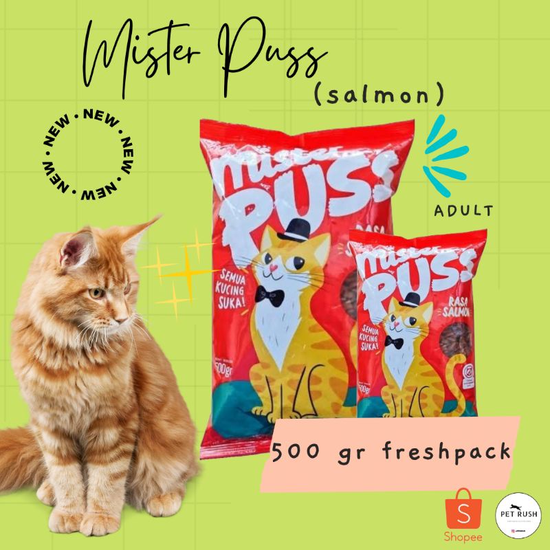 mister puss misterpuss 500 gr fresh pack salmon/tuna