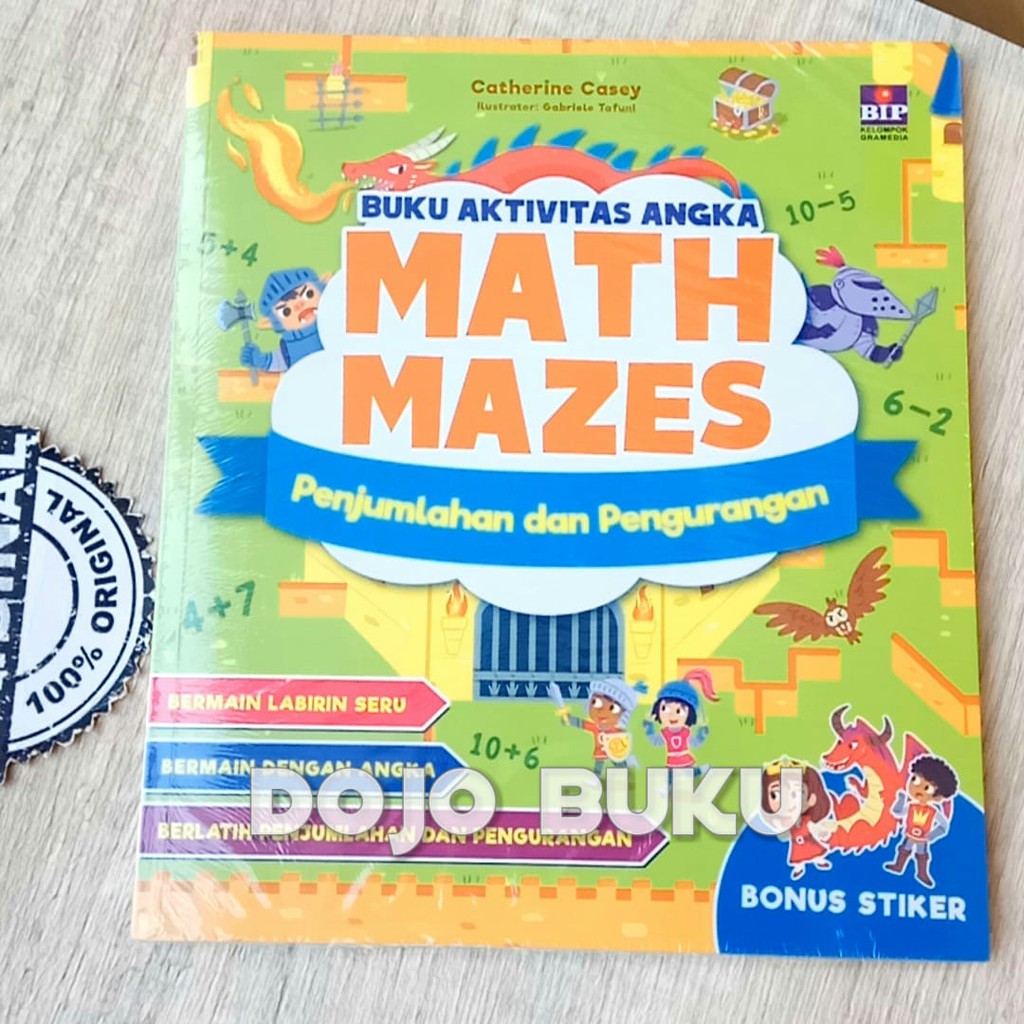 Seri Buku Aktivitas Angka : Math Mazes