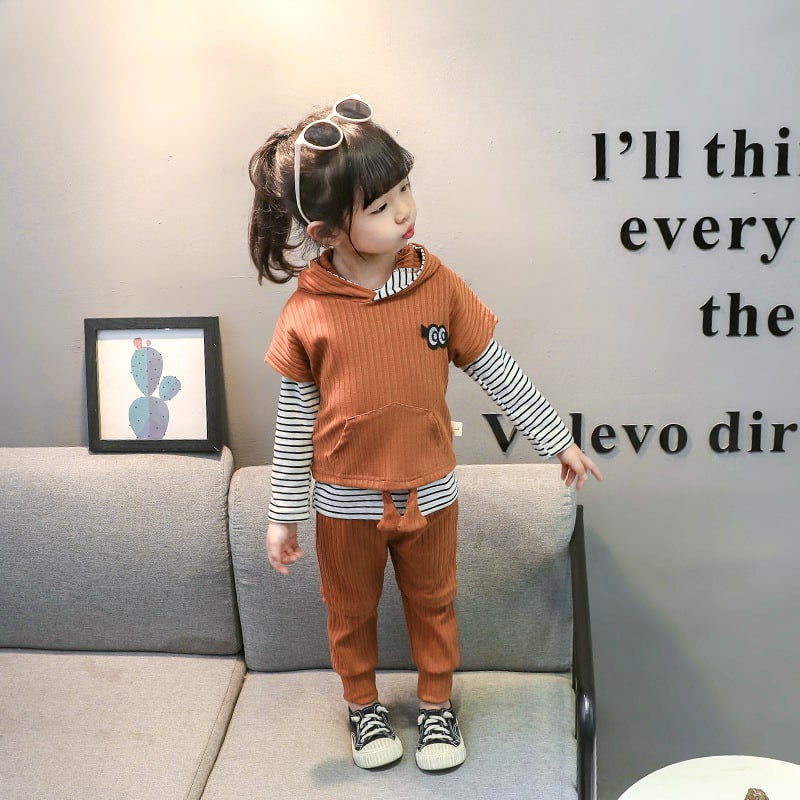 Promo !! Setelan anak import / setelan 3in1 look eye flash ukuran 1-2tahun / Setelan baju anak perempuan / Oneset baju anak termurah