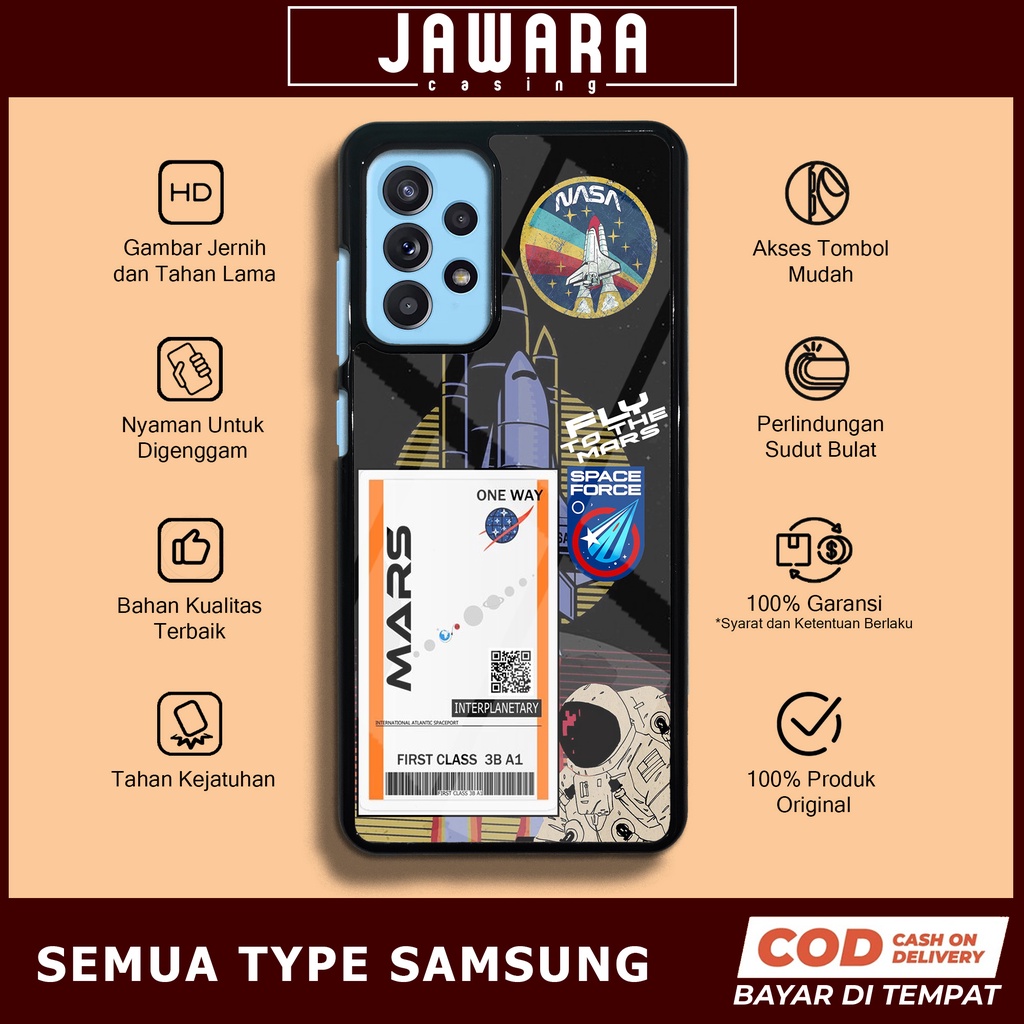 Case Samsung A52 5G Case Hp Samsung A52 5G Premium Glossy Case [NASA] Jawara Casing Samsung A52 5G C