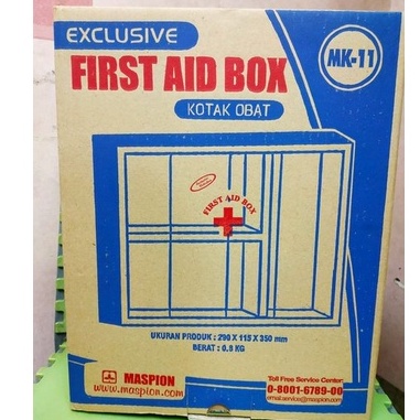 Kotak P3k MK11 / Kotak P3k Dinding / First Aid Box Maspion MK 11