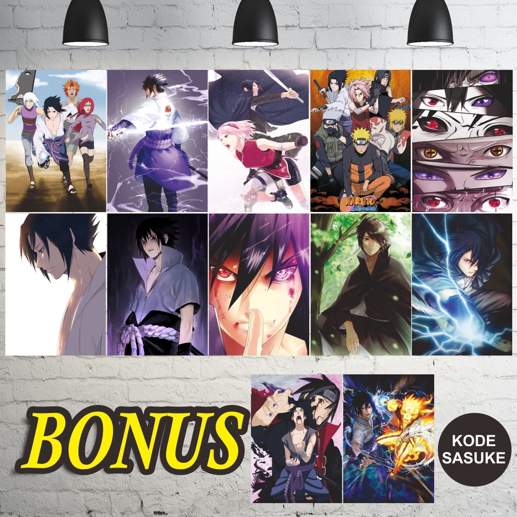 POSTER ANIME Naruto | Hiasan Dinding Aesthetic 10 Poster + Bonus TERMURAH-2