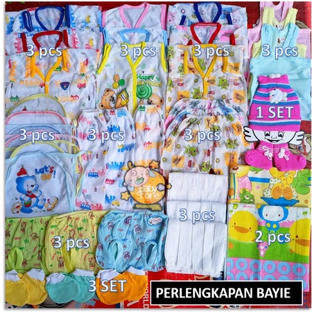 Paket Perlengkapan Baju Bayi Baru Lahir (Newborn) Ekonomis dan Hemat