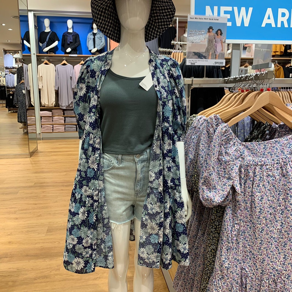 Jastip Floral Dress Uniqlo Murah Wanita