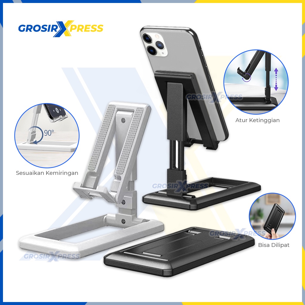 Tempat Hp di Meja Model Holder Lipat untuk senderan handphone universal phone stand nb28