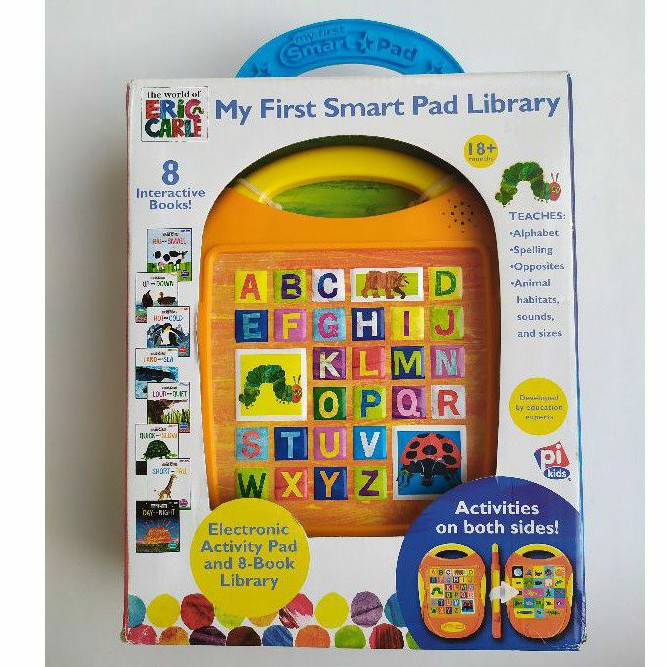 World of Eric Carle, My First Smart Pad Library Electronic Activity Pad and 8-Book Library (minor)