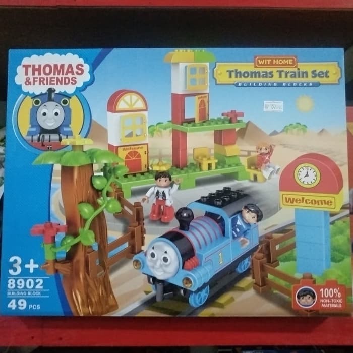 THOMAS TRAIN SET BUILDING BLOCKS - MAINAN EDUKASI - KADO ULTAH ANAK