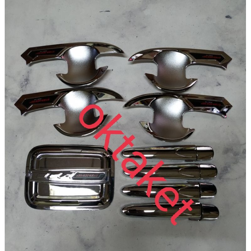 paket outer handle dan tank cover Avanza Xenia 2012- 2019 hitam chrome