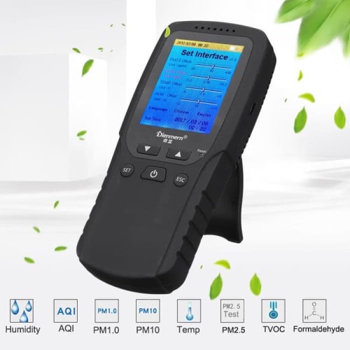 HOT PM2-5-PM10-HCHO-LCD Digital Formaldehyde Detector Meter Formaldehyde Murah Original