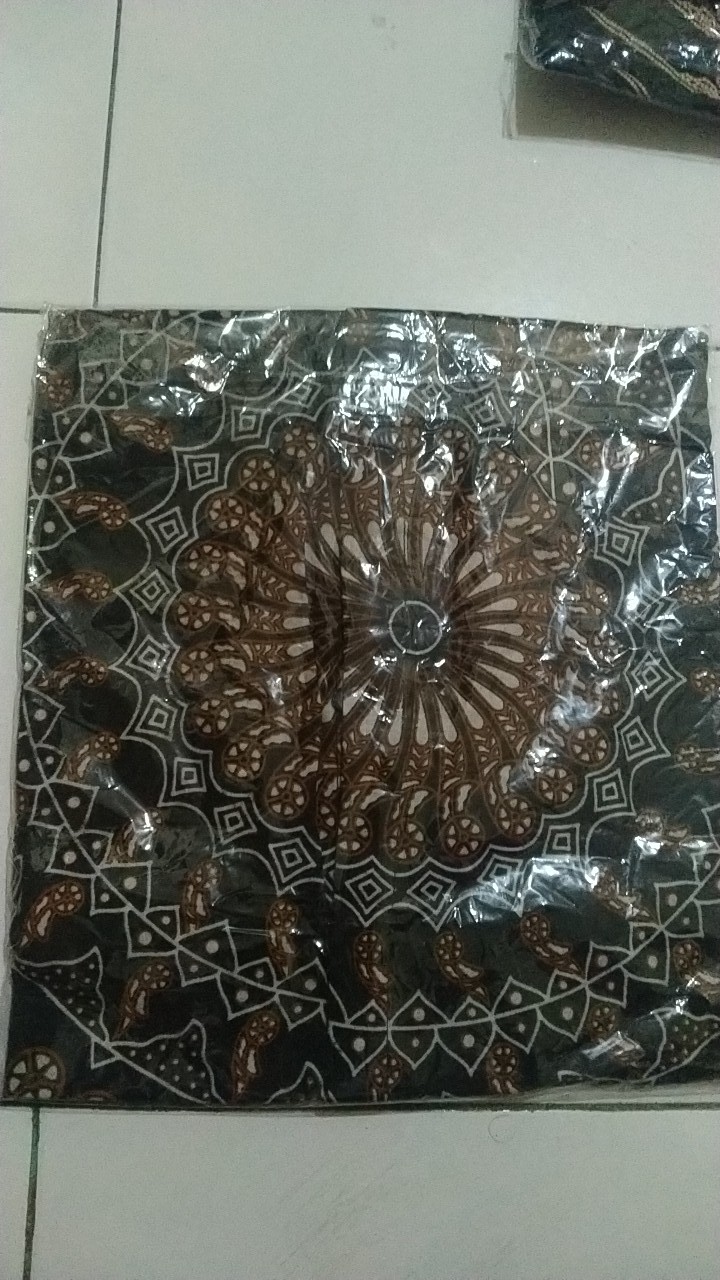 Bswart Batik Hrb026 Kenongo Hem Pendek Padi Pekalongan M L Xl Batik Pria Murah Modern Grosir Batik