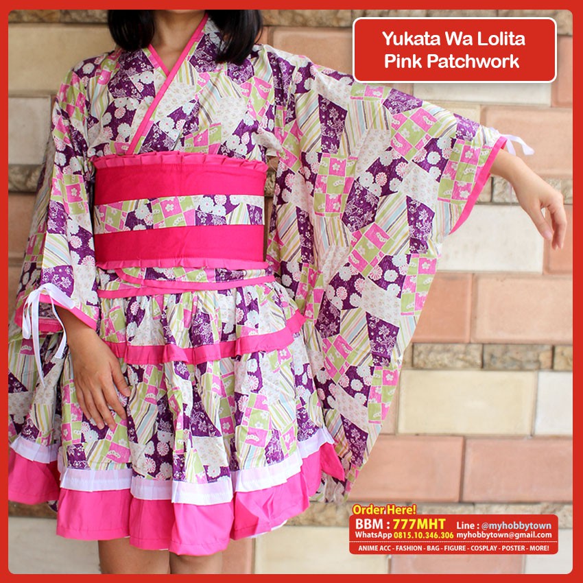 Wa Lolita : Pink Patchwork