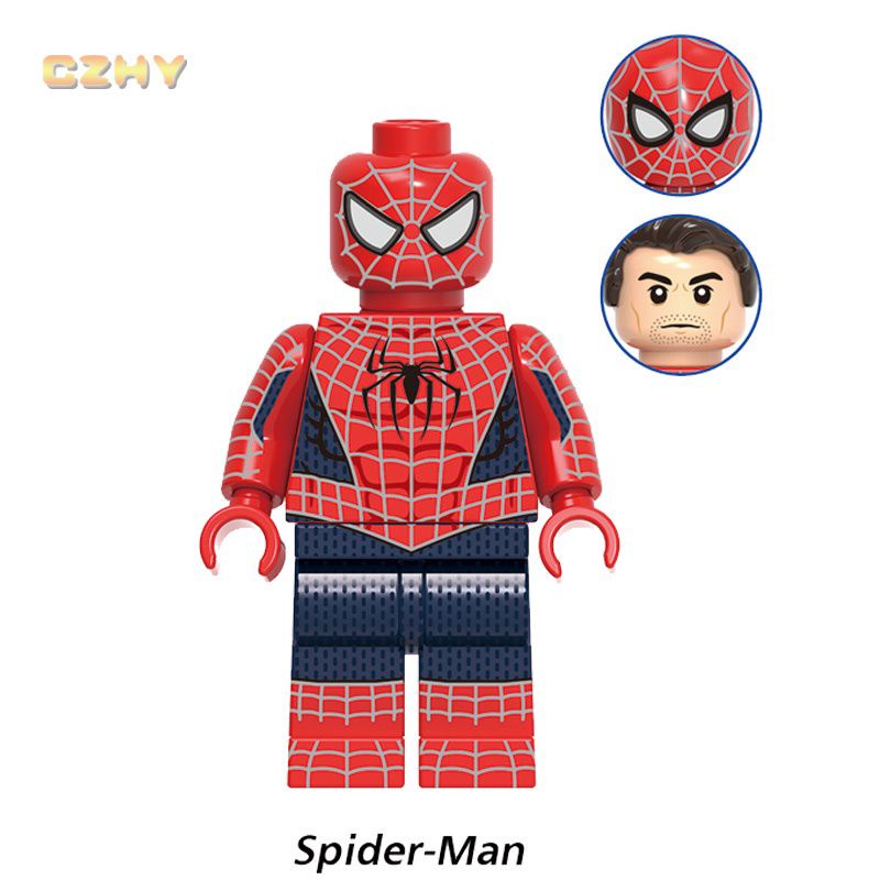 Lego Spiderman Minifigure Hero Peter Vader Electro Ironman Goblin