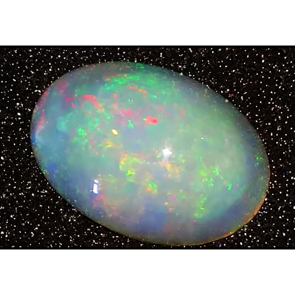 Natural Kalimaya Banten Susu Kristal batu akik size kantoran 13,8mm