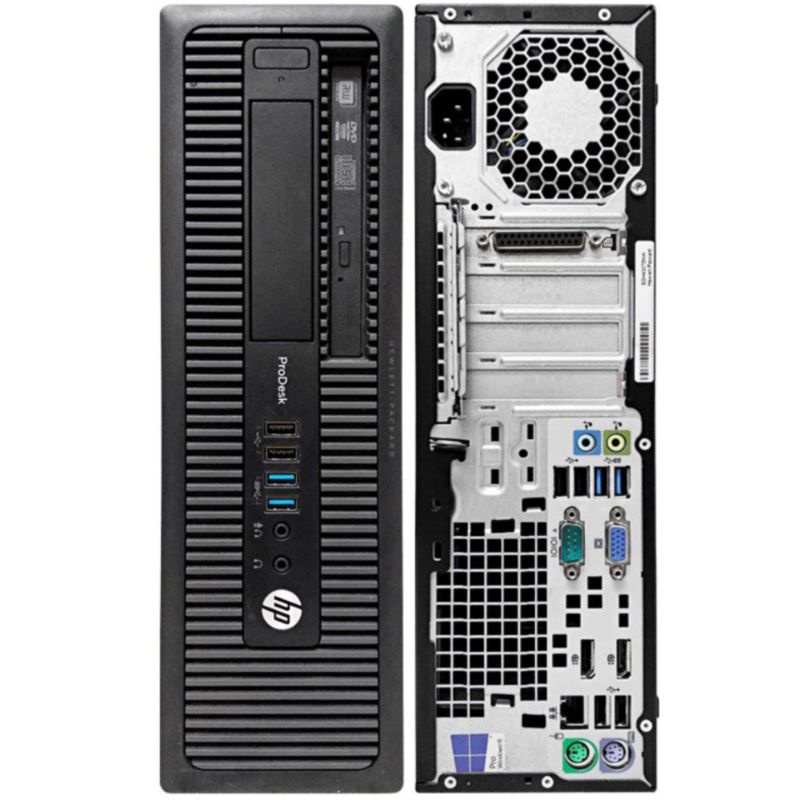 PC HP PRODESK 600 G1 CORE I5 4570 RAM 8GB SSD 256GB DVD MURAH BANGET