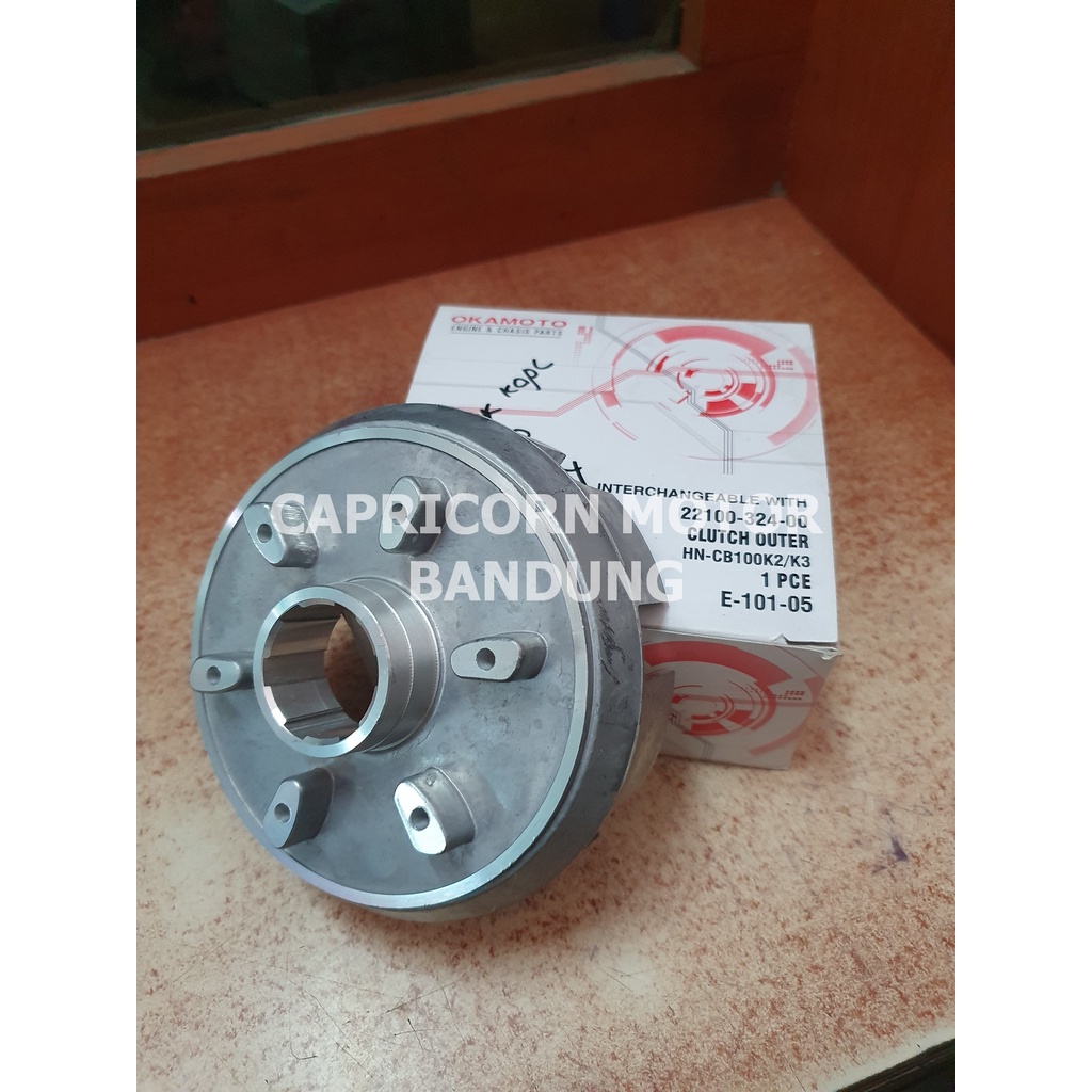 MANGKOK RUMAH KAMPAS KOPLING GL PRO GL 100 CB 100 GL100 GL 125 CB 125 OKAMOTO