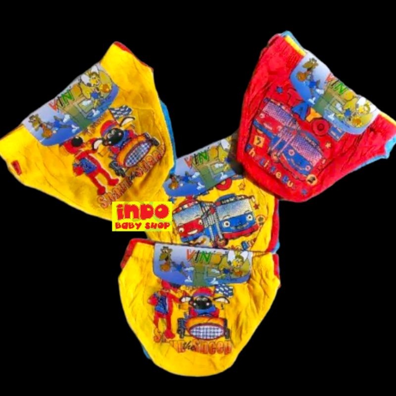 CD ANAK COWOK || CELANA DALAM VIN'S ISI 3 SERI WARNA dan PUTIH