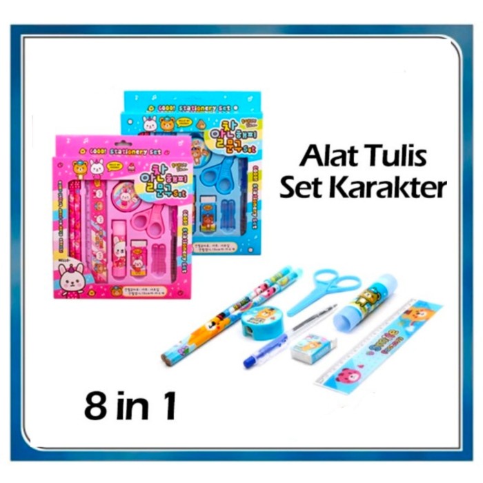 

Produk Alat Tulis Set 8In1 / Set Alat Tulis Anak / Paket Alat Tulis - 2019 Trendi