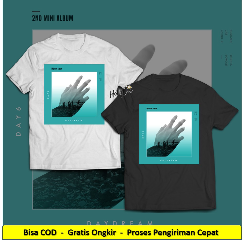 Day6 Kaos Cover 2nd Album T-Shirt Jae Sungjin Young K Wonpil Dowoon