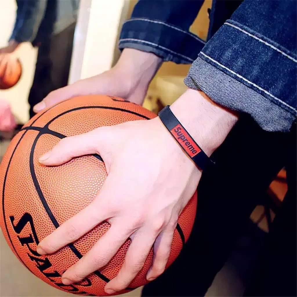 COD ORIGINAL-GELANG KARET SUPREME GELANG TANGAN CASUAL SPORT-BRACELET