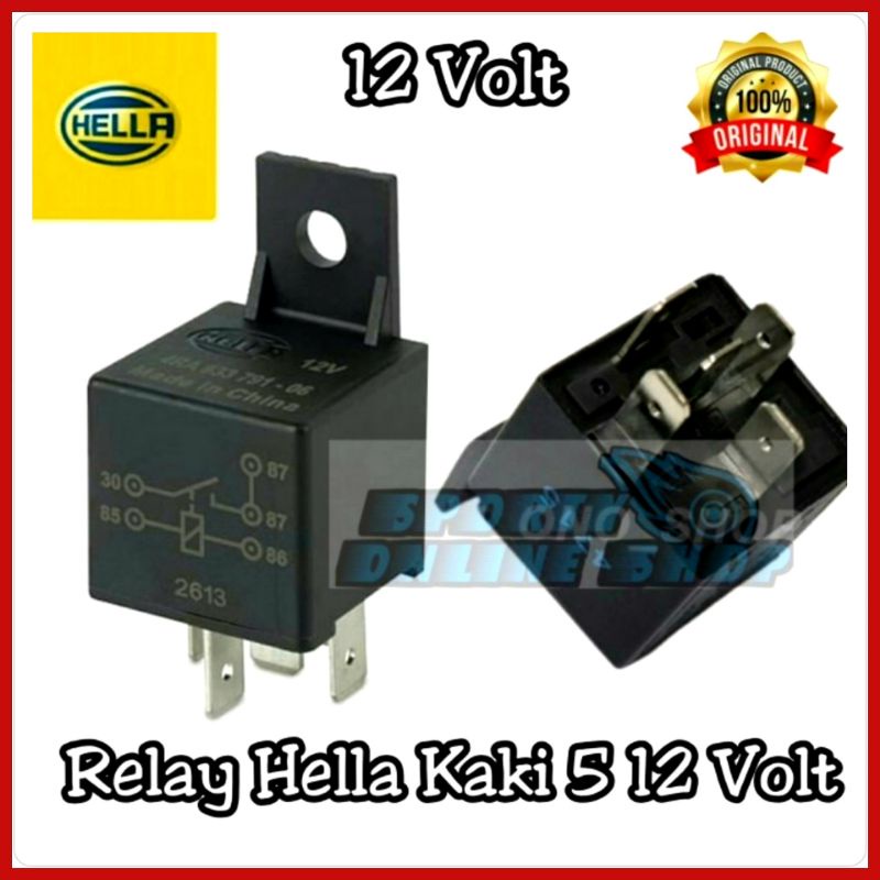 Relay Hella K5 12V 10/20 Original