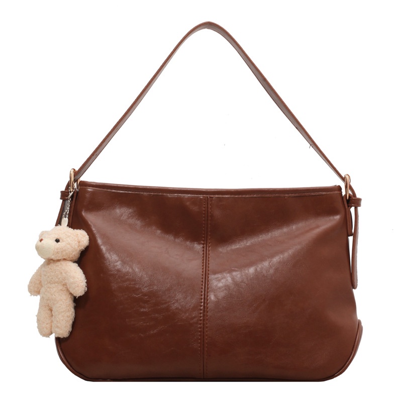 TASHAPPY BQ3339 Tas SHOULDER BAG Wanita Polos Modis Terbaru Free Boneka model korea supplier tas import