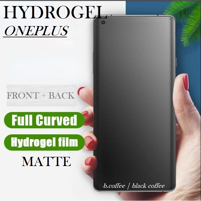 PWY MATTE HYDROGEL anti gores ONEPLUS 9 / ONEPLUS 9 PRO / ONEPLUS 8 / ONEPLUS 8 PRO / ONEPLUS 8T / ONEPLUS 8T 5G DEPAN BELAKANG