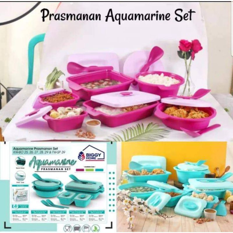 Prasmanan Aquamarine set