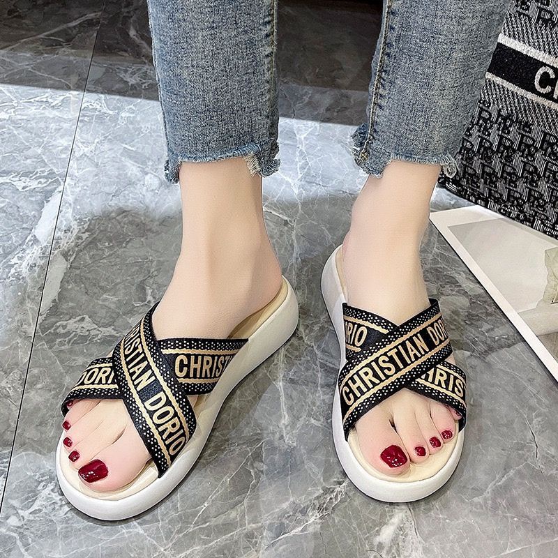 20456 Sandal Flat Wanita Import Sendal Korea Fashion