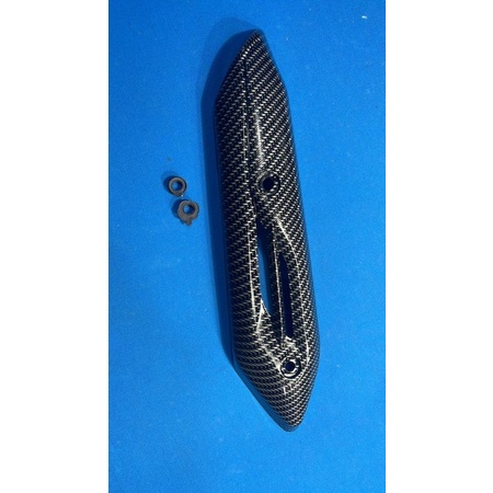 cover knalpot genio carbon tutup knalpot genio carbon