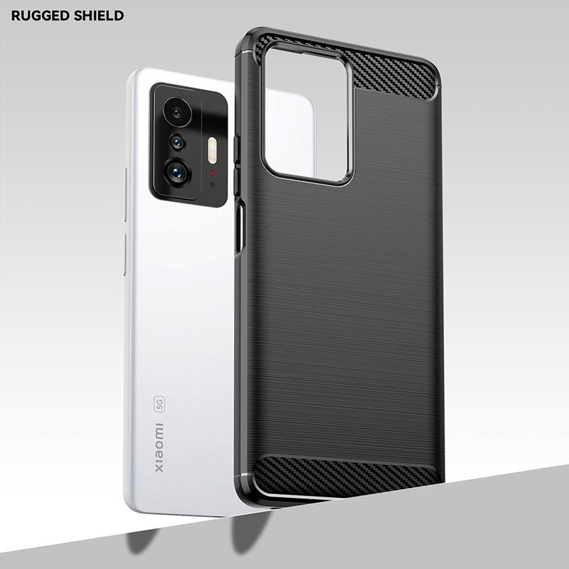 CARBON RUGGED Soft case carbon XIAOMI Mi 11T / Mi 11T PRO / XIAOMI 11 T / XIAOMI 11 T PRO