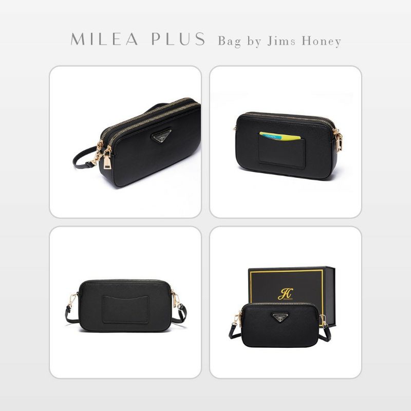 Milea Plus Tas Selempang Wanita Jims Honey Original Free Box realpic cod Kado official Store