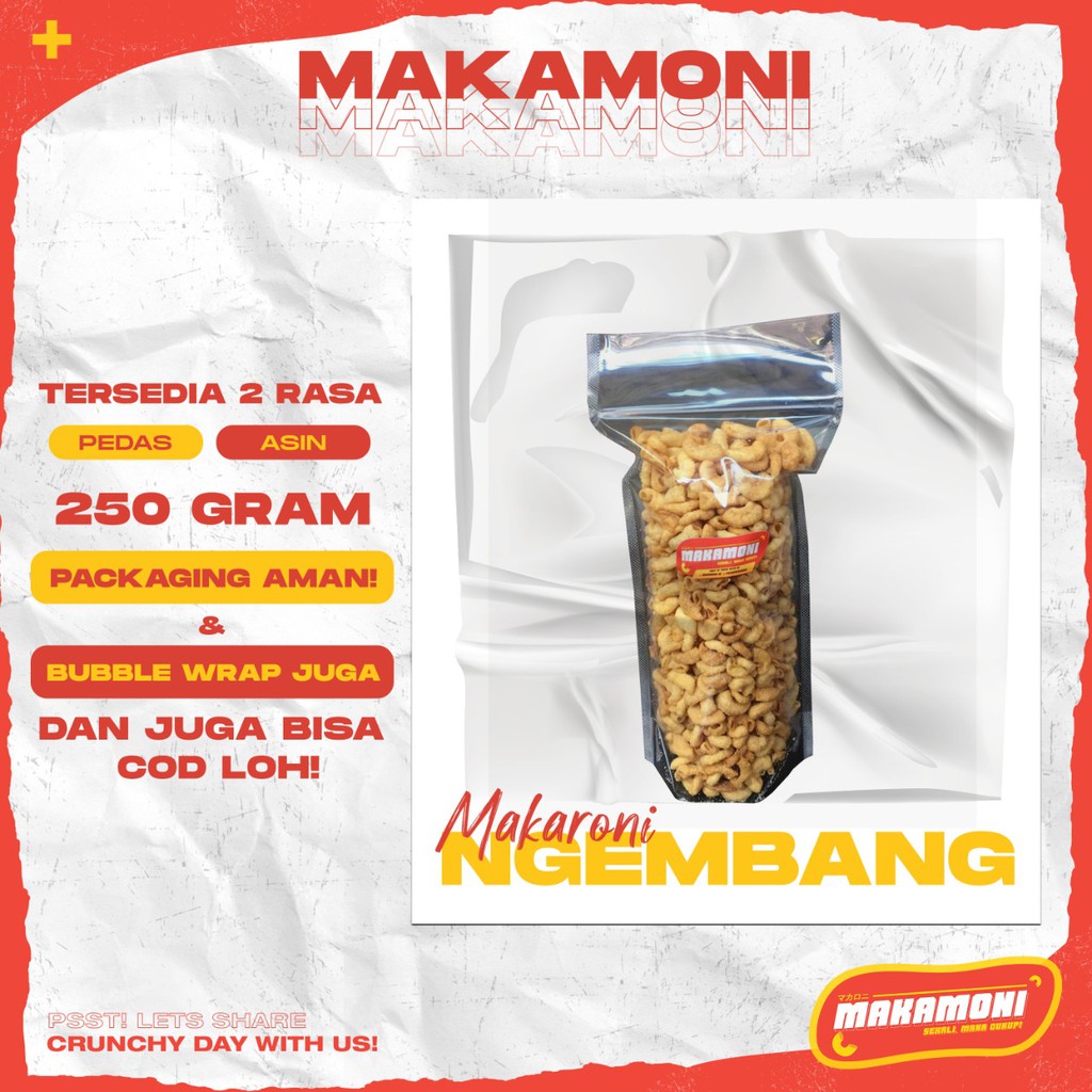 

Makamoni Ngembang 250gram (FREE BUBBLE WRAP)