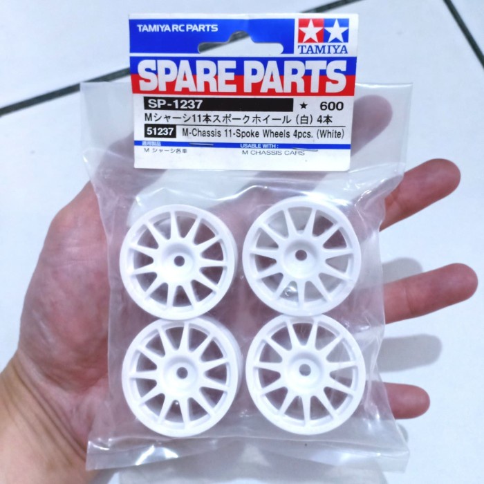 TAMIYA 51237 RC M-Chassis Swift 11 Spoke Wheels Velg R/C Wheel (4 pcs)