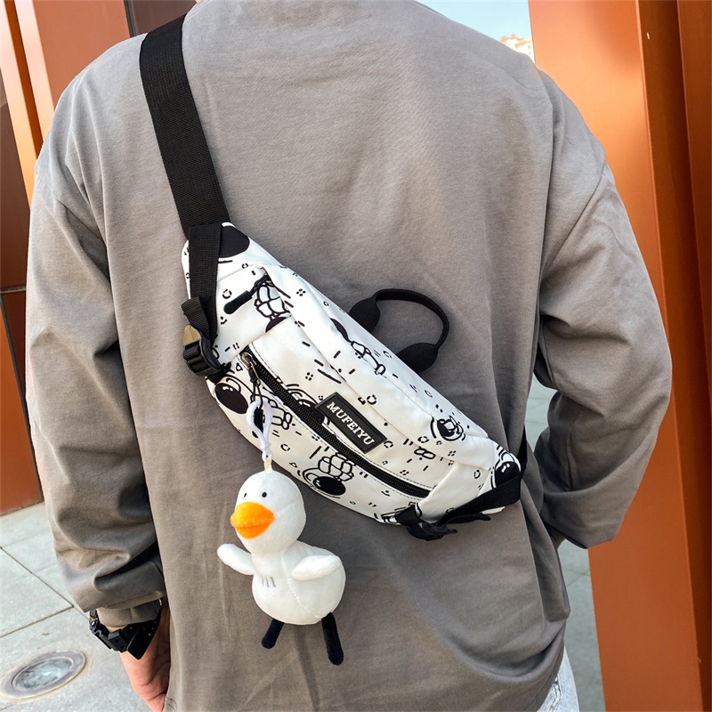 Mainland Tas Pria Tas Pinggang Waterproof Trendy Fashion Kekinian TS224